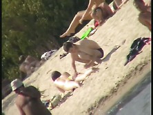 College Nudist Sluts On Hidden Beach Voyeur Vid