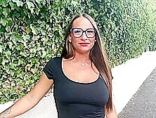 French Glasses Girl Mila And Her Huge Tits Come Back In Front Of The Camera