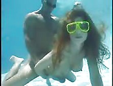 Sucking And Fucking While Under The Water.