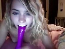 Hot Blonde Hoe Toys Her Sweet Pussy In Close Up Action