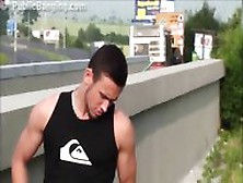 Big Tits Girl Public Street Gangbang By Guys With Big Dicks In Broad Daylight By A Busy Hughway