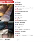 Omegle - Sexy Blonde With Big Tits Drains My Dick. Mp4