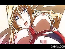 Anime – Hentai Sex Slave In Ropes Gets Nipples Clipped And Cunt Dri…