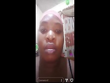 Nigerian Skank Plays With Her Cunt On Ig Live