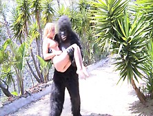 Bigfoot Gorilla Carries Away Blonde Lexi Belle