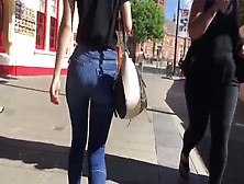 Jeans Walking Candid