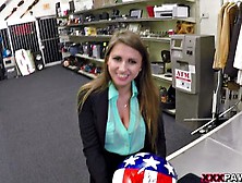 Busty American Teen Fucked In The Pawn Shop