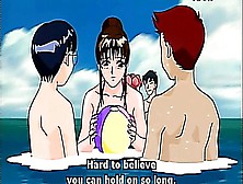 Anime – Bigboobs Hentai Gets Massage In The Beach
