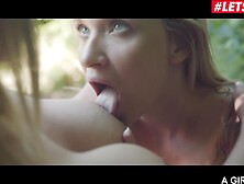 Agirlknows - Angel Piaff And Nataly Cherry Busty Czech Blondes Hot Outdoor Lesbian Fun - Letsdoeit