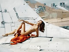 Sexy Pilot Girls Love Posing Naked Outdoors