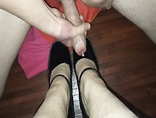 My Gf Is Letting Me Jerk On Her New Shoes !