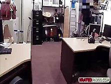 Hottie Brunette Nurse Babe Fucked Inside The Pawn Shop Office While She Is Selling Her Collection