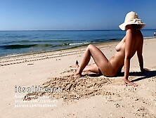 Naughty Amateur Wife Enjoys Sunbathing Naked On A Crowded Public Beach