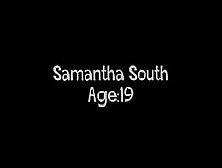 Samantha South.  Nice Teen Fuck.  Anal