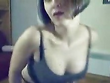 Sexy Slim And Sexy Chick Stripping Totally Naked
