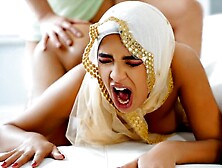 Muslim Cutie With Juicy Tits Babi Star Bends Over And Takes Fat Cock In Her Ass - Hijab Hookup