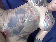 Tattooed Milf Slut Gets Fucked Pov