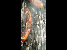 Making Some Brats On The Grill