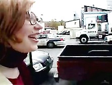 Shaggy Redhead Legal Age Teenager Flashing In Public - N.  C.