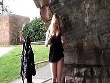 Blonde Voyeur Girl Sophie Keagan Public Flashing And Upskirt
