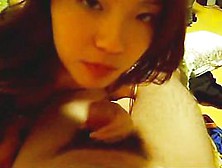 Attractive Korean Gal Loves To Make Her Bf Happy