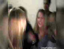College Party With Hot Blonde Sex