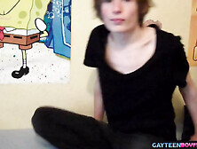 Cute Young 18 Year Old Gay Boy Jerks It