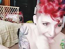 Harley Is At It Again! Blowing And Swallowing Cum!