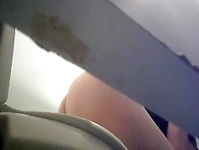 Nasty Babe Is Pissing In The Toilet