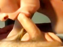 Pigtailed Blond Oral Cum In Face Hole