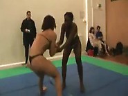 Sexy Female Wrestling - Black Vs White