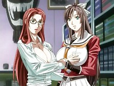 Lesbian Schoolgirl Hentai - Uncensored Anime Sex Scene