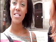 Two Sexy Amateur Babes From Europe Picked Up From Street For A T