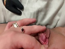 Curvy Lady Jerking My Clit And Climax Hard