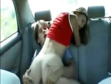Young Couple Fucking In The Car