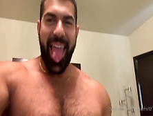 Of - Damien Stone Eating His Own Cum