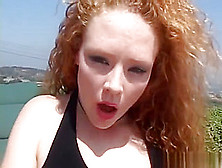 Sweet Dirty Redhead Gags On Big Cock And Gets Fucked Really Hard In The Ass