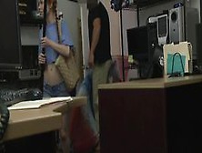 Bangbros - Redhead Pawnshop Teen Riding Pov Cock After Blowjob