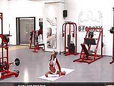 Lucky Mark : Beauty Butt Inside The Gym-Ep4