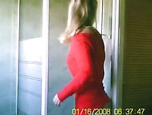 Sexy Blonde On A Spy Cam Shower Vid