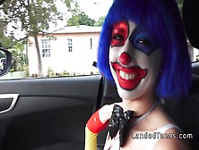 Petite Teen Clown Fucking Outdoor Pov