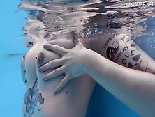 Cute Blonde Finnish Pornstar Underwater - Mimi Cica