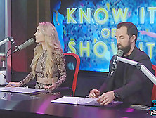 Babes Get Nude During A Question Game On A Morning Show