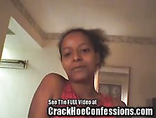 Oreo Whore Sucks Cock And Smokes Crack!
