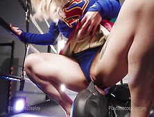 Batman Gets Dominated By Supergirl And Wednesday (Parody Porn)