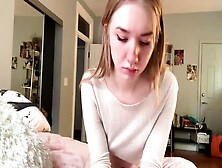 Blonde Teen Sierras First Erotic Masturbation Video