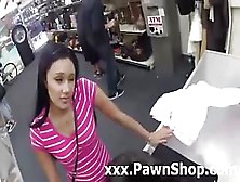 Pawn Shop Owner Talks Latina Babe Into Sex