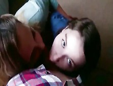 Young Girls Make A Guy Cum Using Only Their Mouths