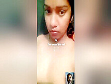 Today Exclusive-Desi Telugu Girl Shows Her Boobs On Vc