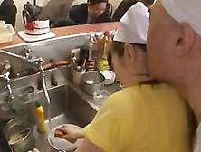 Japanese Waitress Screwed In Restaurant Xlx